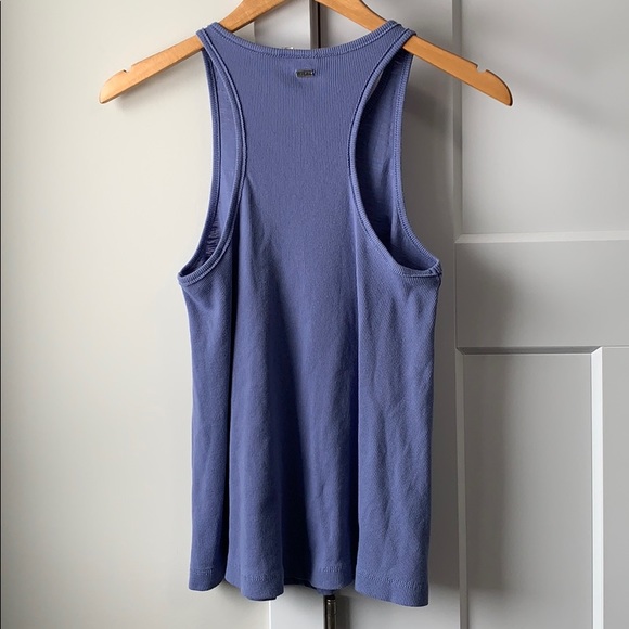 💙3/$30 ROXY heritage racerback high neck tank top - Picture 4 of 5